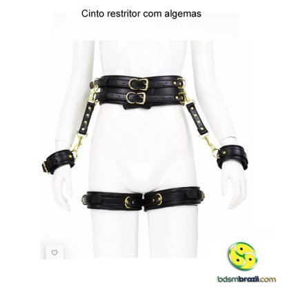 Cinto restritor com algemas