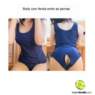 Body com fenda entre as pernas