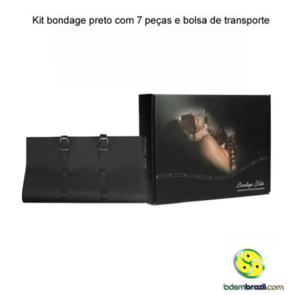Kit bondage com 7 peças e bolsa de transporte - Imagem 6