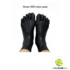Meias 100% latex preto