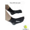 Meias 100% latex preto - Image 3