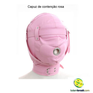 Capuz de contenção rosa