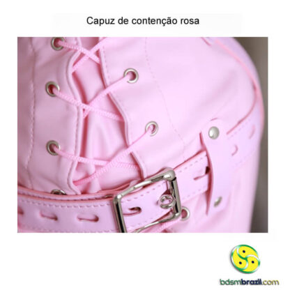 Capuz de contenção rosa