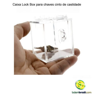 Caixa Lock Box para chaves cinto de castidade