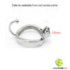 Cinto de castidade 9 cm com sonda uretral - Image 2