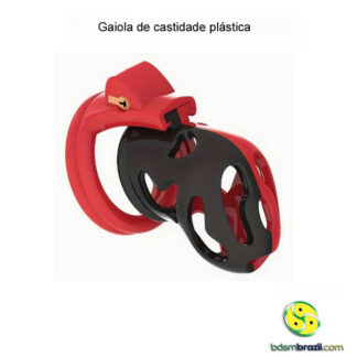 Gaiola de castidade plástica