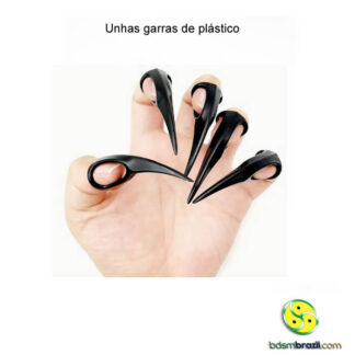 Unhas garras de plástico