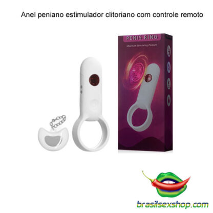 Anel peniano estimulador clitoriano com controle remoto