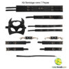 Kit bondage com 7 peças preto - Image 4