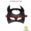 Kit bondage com 7 peças vermelho - Image 4