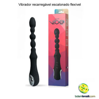 Vibrador recarregável escalonado flexível