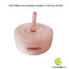 Puff inflável com prótese vibrador e controle remoto - Image 2