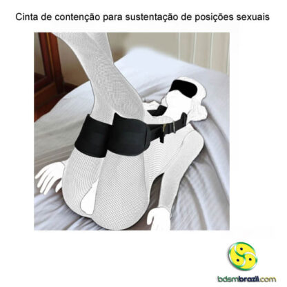 Cinta de contenção para sustentação de posições sexuais