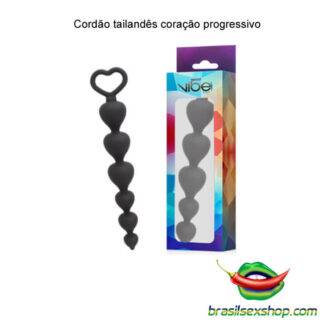 Cordão tailandês coração progressivo