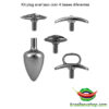 Kit plug anal luxo com 4 bases diferentes - Image 5